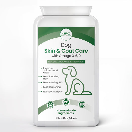 Dog Skin & Coat Care With Omega 3-6-9