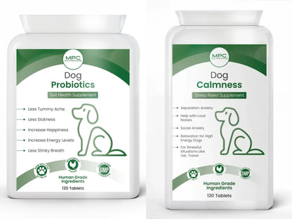 Dog Probiotics & Calmness Bundle - Buy 2 save 10%
